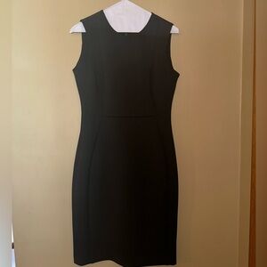Black Sleeveless Midi Dress